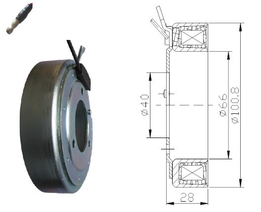 SeltecTM16 Car Cooling Parts Compressor Coil for Volvo 803308