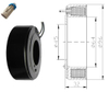 Auto Clima Components Compressor Coil for Volvo 802315