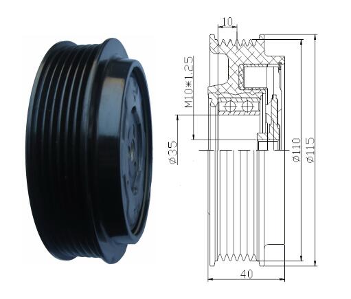 auto electronic control clutch